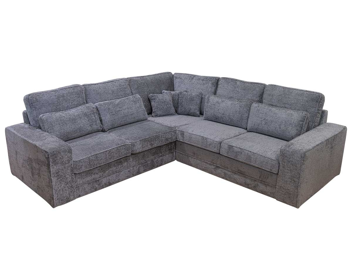 Canape d'angle pas cher noir| Meubles UBAUD