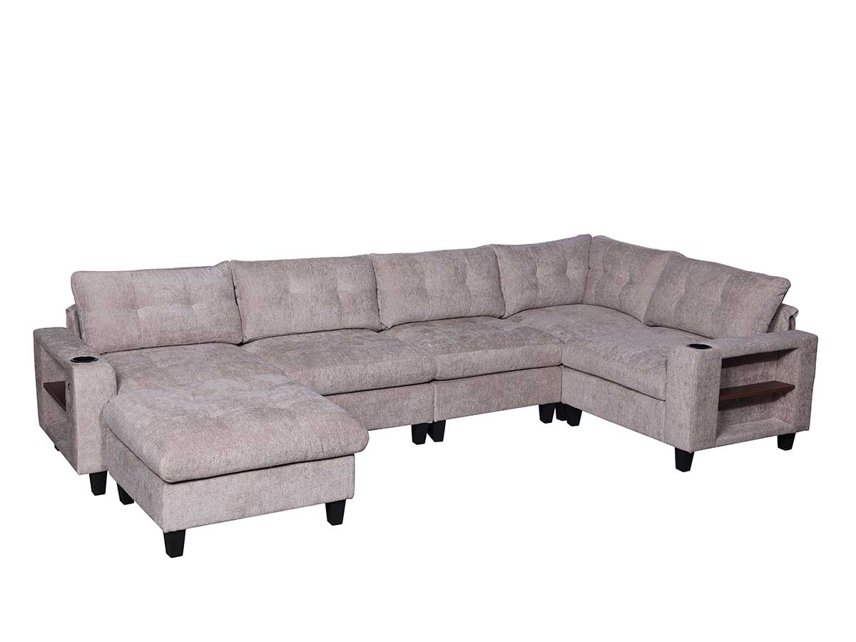 Canapé d'angle Selena - Gris | Proconfort