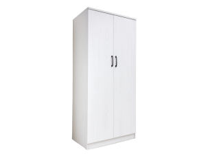 Armoire ELSA 2 portes aspect chêne avec étagères | PROCONFORT