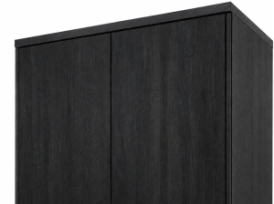 Armoire ELSA 2 portes aspect chêne avec étagères | PROCONFORT