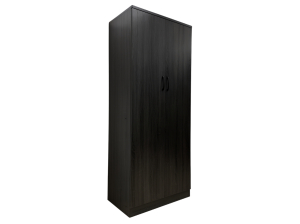 Armoire ELSA 2 portes aspect chêne avec étagères | PROCONFORT