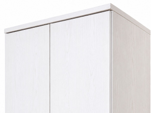 Armoire ELSA 2 portes noire avec étagères | PROCONFORT