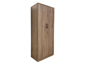 Armoire ELSA 2 portes blanche avec étagères | PROCONFORT
