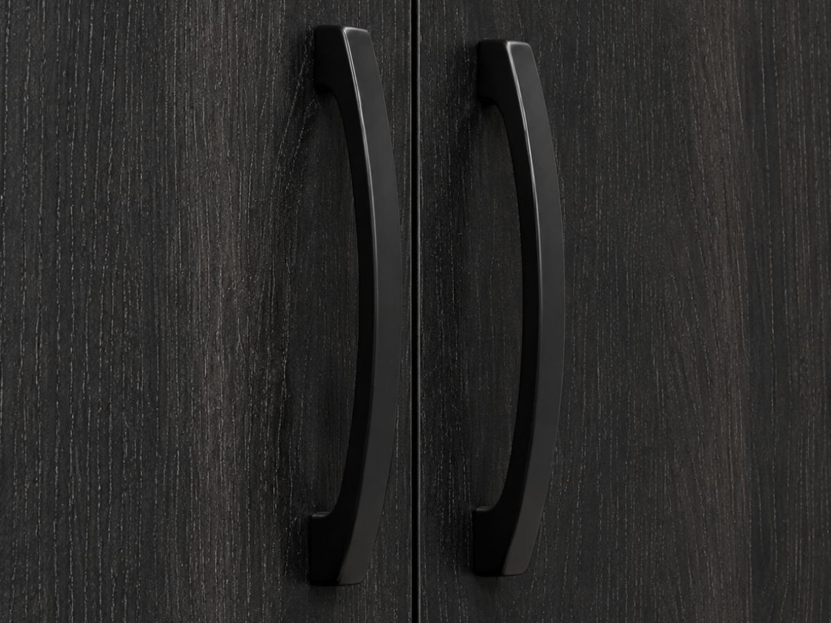 Armoire ELSA 2 portes blanche avec étagères | PROCONFORT