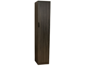 Armoire 1 Porte Elsa Blanc avec étagères | PROCONFORT