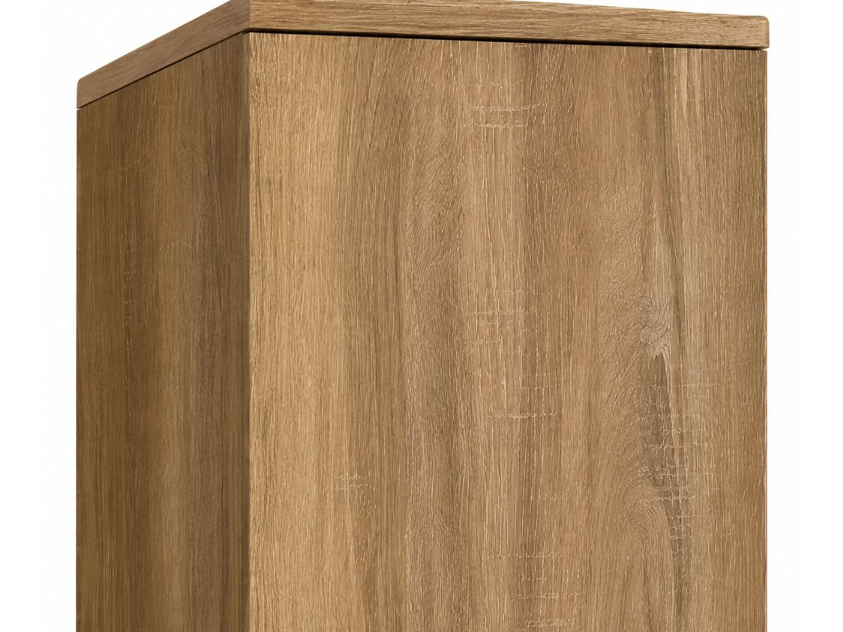 Armoire 1 Porte Elsa chêne avec 5 étagères | PROCONFORT