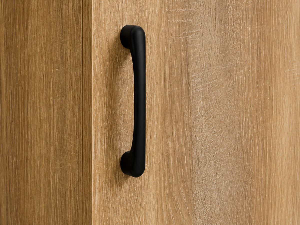 Armoire 1 Porte Elsa chêne avec 5 étagères | PROCONFORT