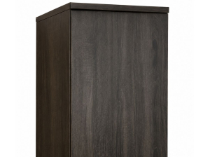 Armoire 1 Porte Elsa chêne avec 5 étagères | PROCONFORT