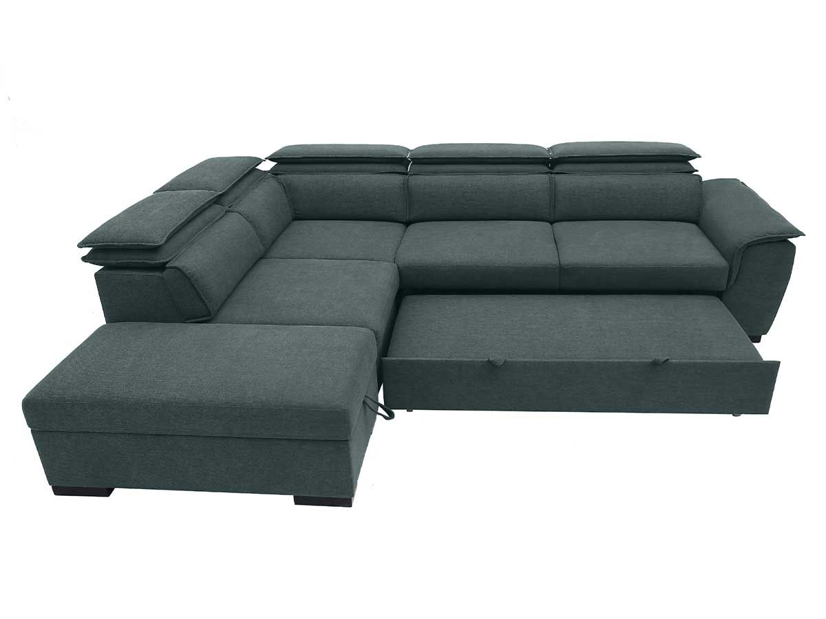 Canape convertible Diane gris - angle droit | Meubles Ubaud