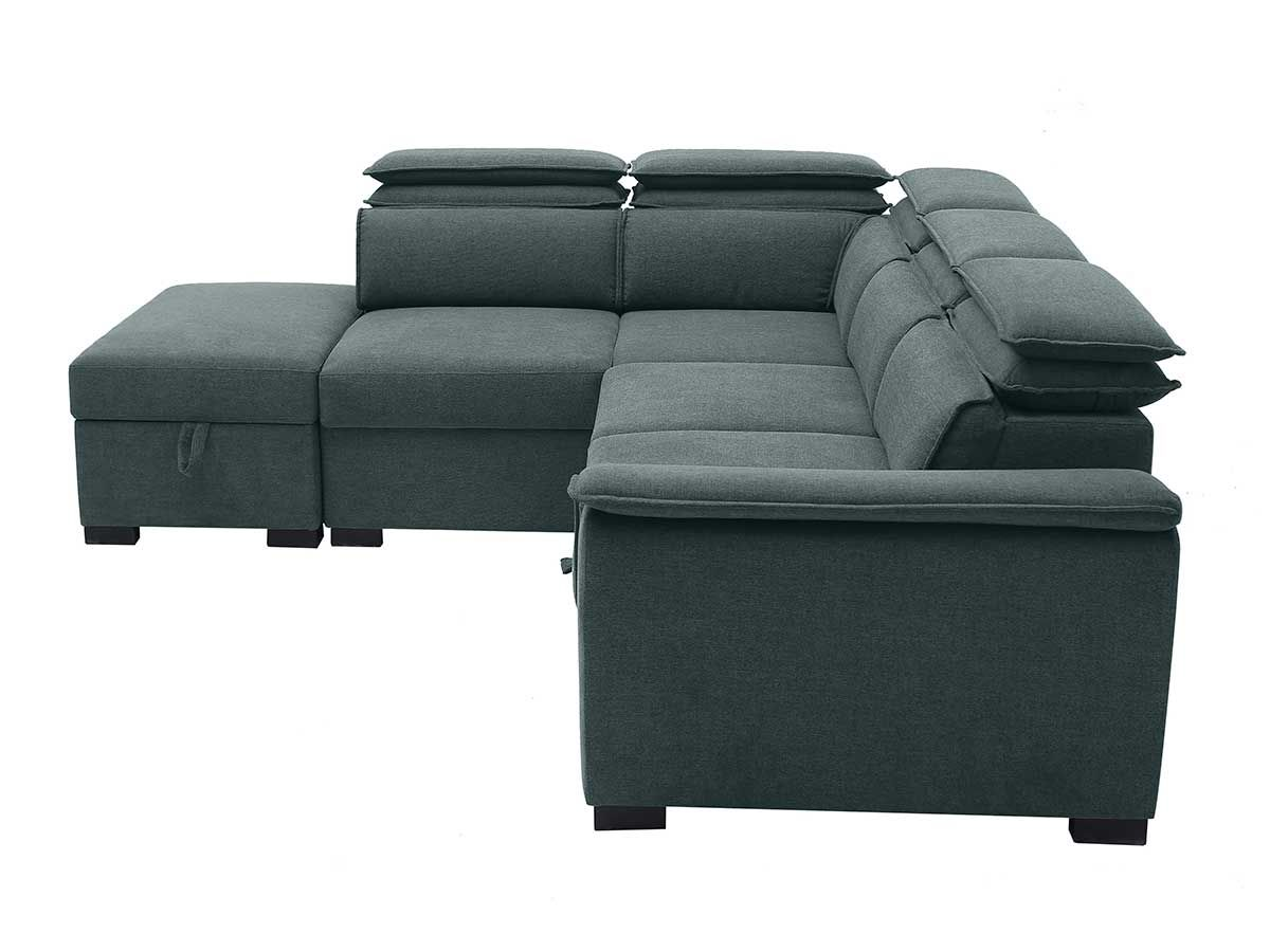 Canape convertible Diane gris - angle droit | Meubles Ubaud
