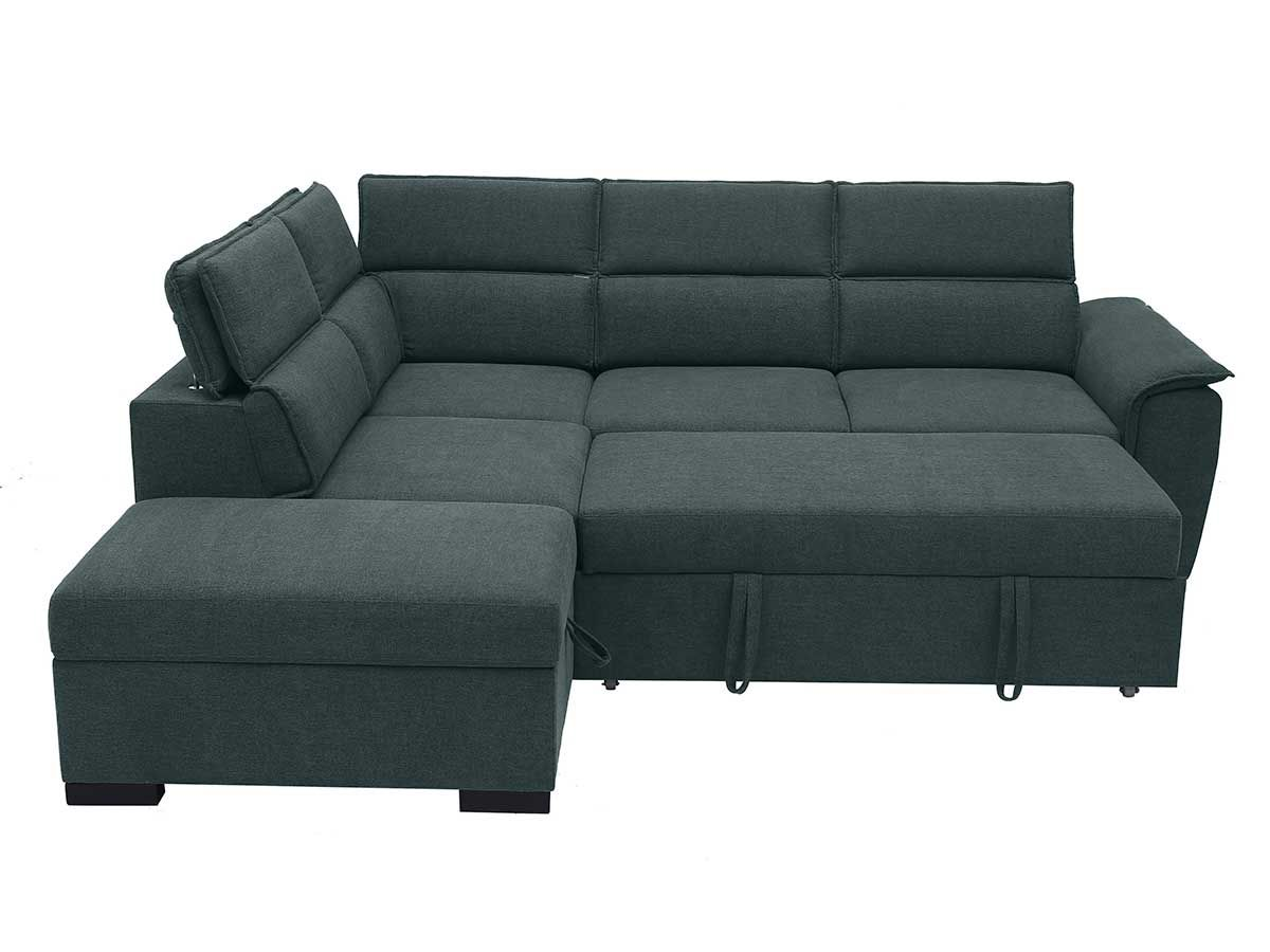 Canape convertible Diane gris - angle droit | Meubles Ubaud
