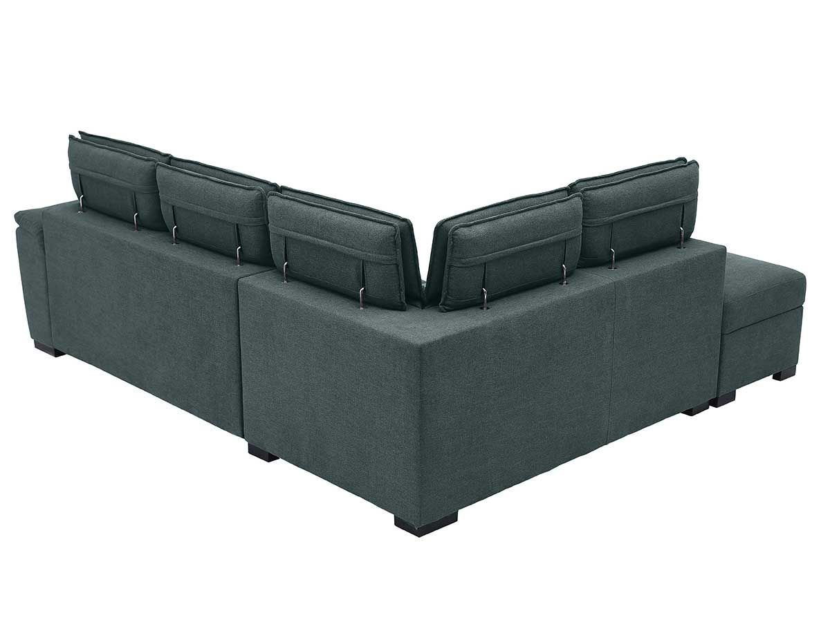 Canape convertible Diane gris - angle droit | Meubles Ubaud