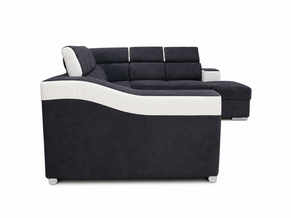 Canape Salsa U convertible angle droit côté