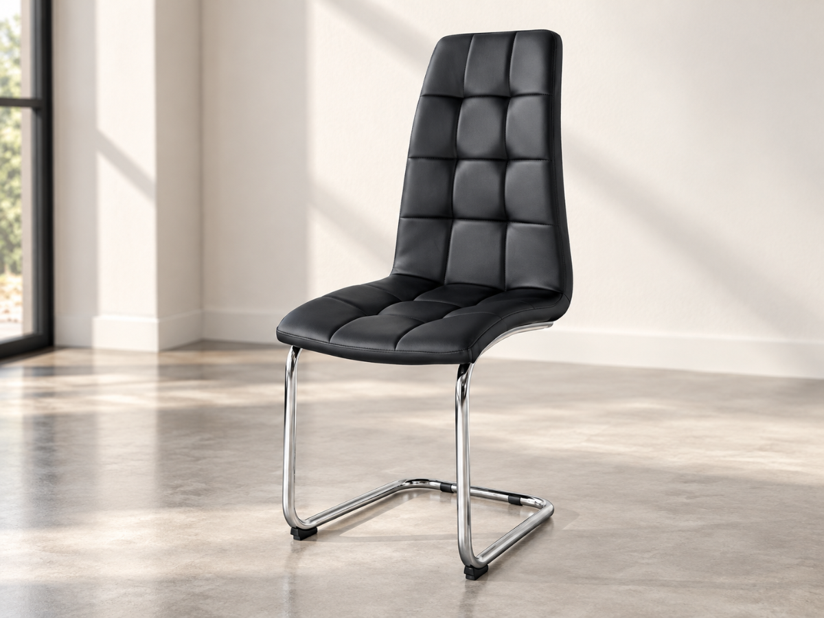Chaise Bleak noir | Meubles Ubaud