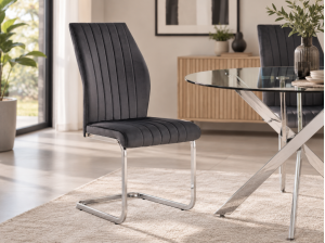 Chaise BALE Gris | Meubles UBAUD