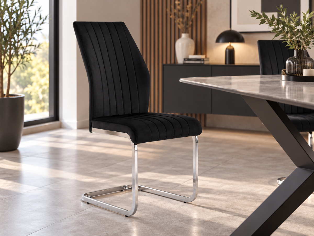Chaise BALE Noir | Meubles UBAUD