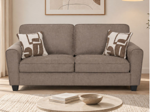 Canapé 3 places Amelia en tissu beige | PROCONFORT