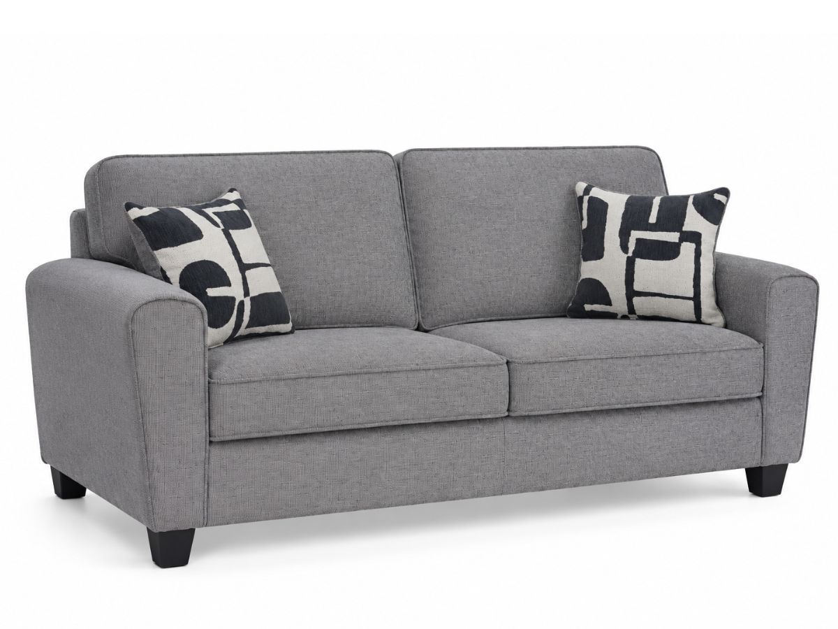 Canapé 3 places Amelia en tissu gris | PROCONFORT