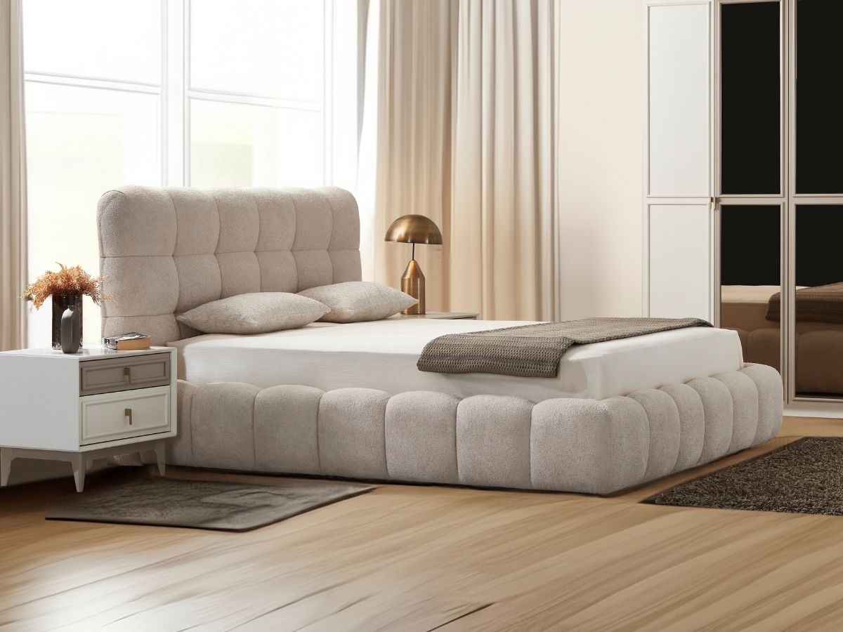 Sommier coffre Bubble Luna tissu | PROCONFORT