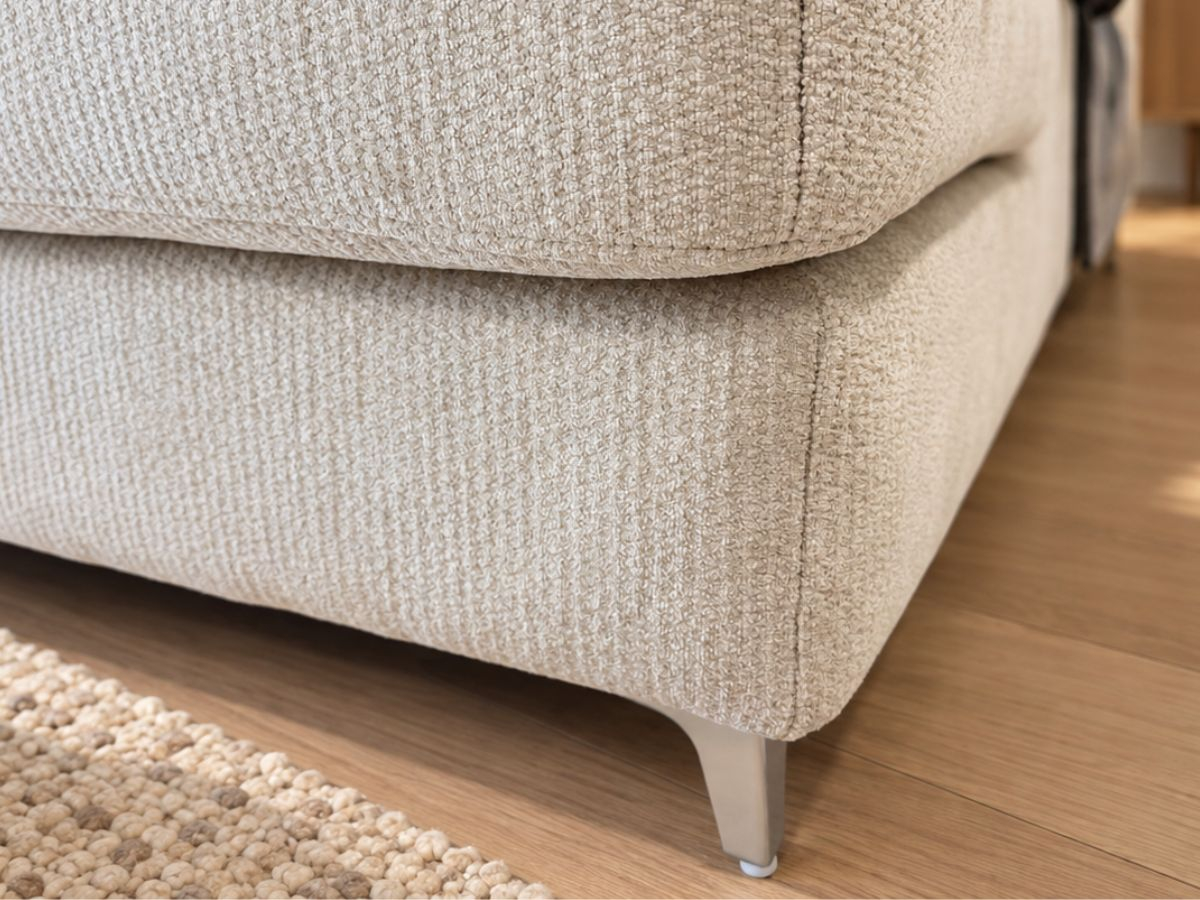 Canapé d'angle AXELLE gris déhoussable | PROCONFORT