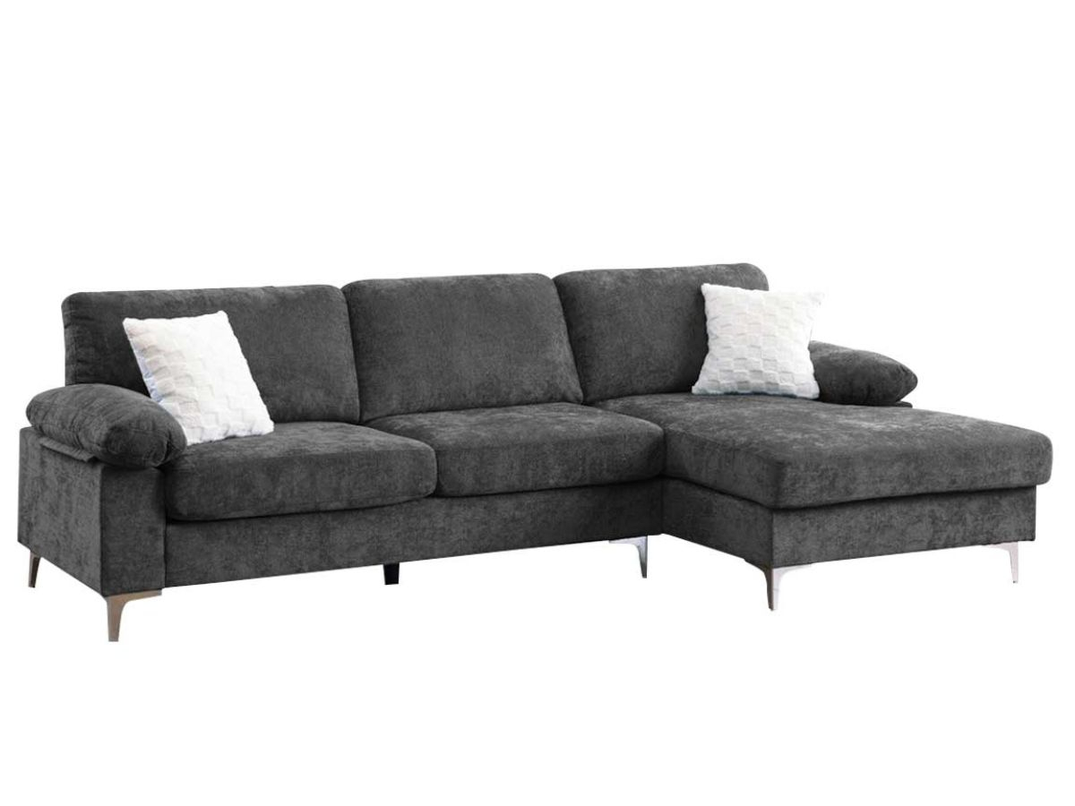 Canapé d'angle AXELLE beige déhoussable | PROCONFORT