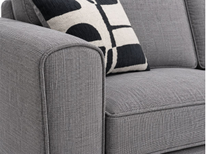 Ensemble de canapés AMELIA gris en tissu 2 + 3 places | PROCONFORT