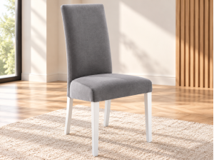 Chaise Creta Similicuir gris