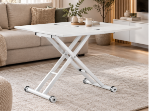 Table extensible SUSAN relevable noire ou blanche | PROCONFORT