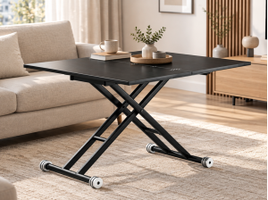 Table extensible SUSAN relevable noire ou blanche | PROCONFORT