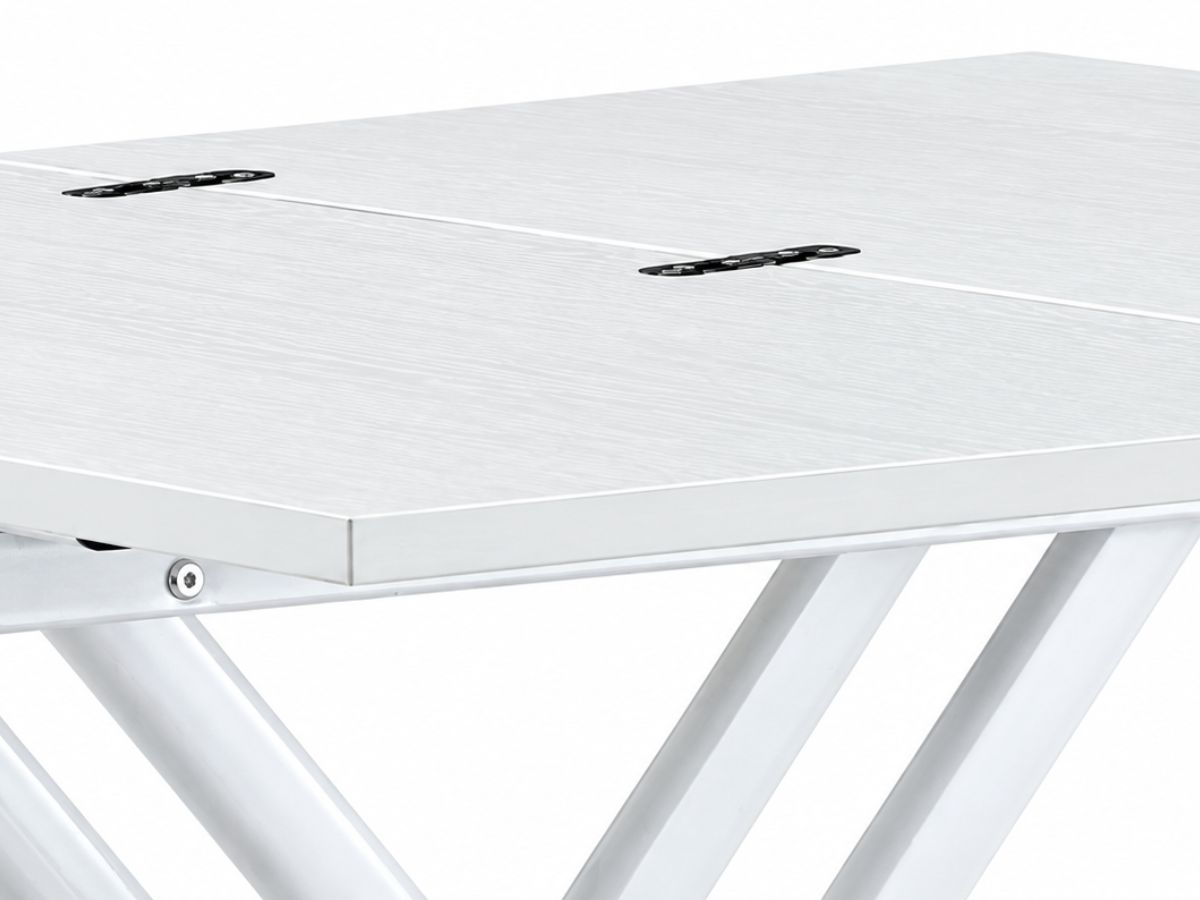 Table extensible SUSAN relevable noire ou blanche | PROCONFORT