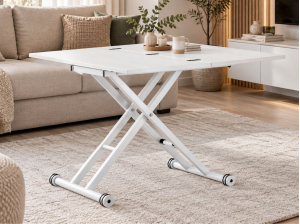 Table extensible SUSAN relevable noire ou blanche | PROCONFORT