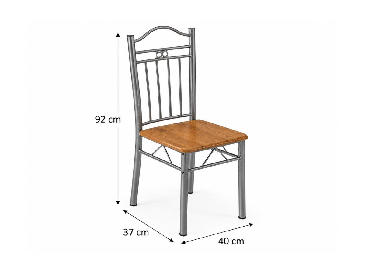 Ensemble table 4 chaises Charlotte | PROCONFORT