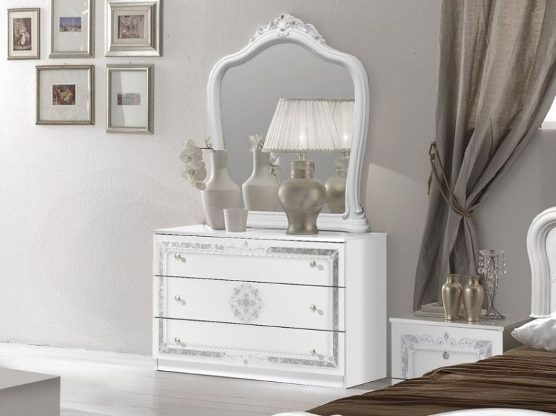 Commode Luisa blanche